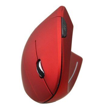 Вертикальна безпровідна оптична миша Rowell V7 Red 3_04391 фото