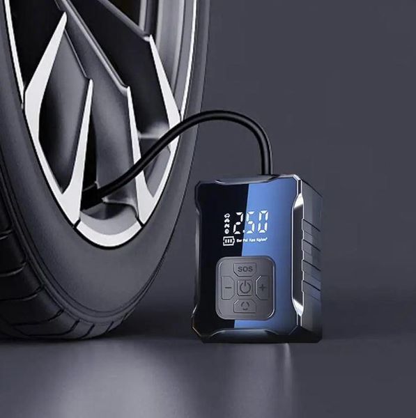 Автомобильный компрессор Car Air Pump INP-00001 аккумуляторный 150PSI 120W с 3_06802 фото