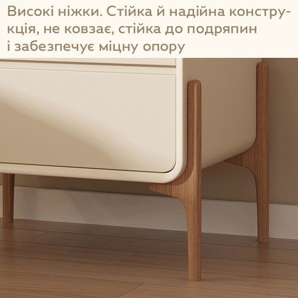 Тумба прикроватна RIAS NB-322 з двома ящиками 50x40x50 см Білий 3_07786 фото