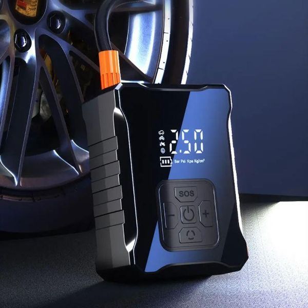 Автомобильный компрессор Car Air Pump INP-00001 аккумуляторный 150PSI 120W с 3_06802 фото