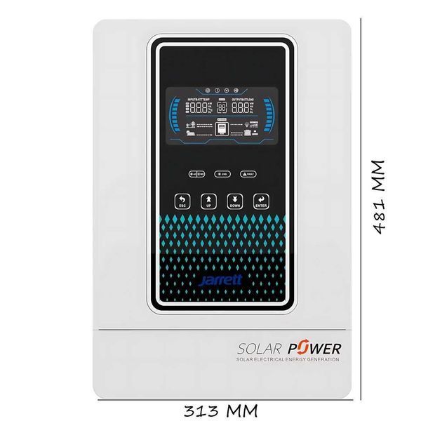 Инвертор гибридный Jarrett JAXM-4.5KW с чистой синусоидой 4500W белый 3_05691 фото