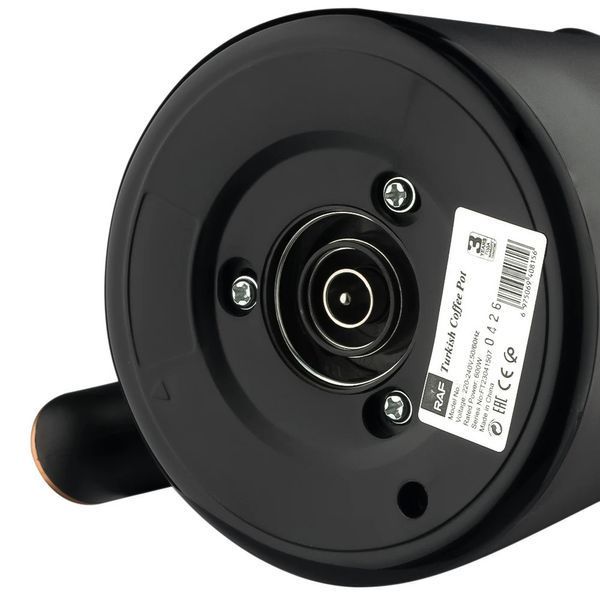 Кофеварка электрическая RAF R.117 для турки 0.3L 600W ЧерноЗолотая 3_03981 фото