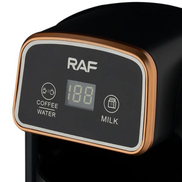 Кофеварка электрическая RAF R.117 для турки 0.3L 600W ЧерноЗолотая 3_03981 фото
