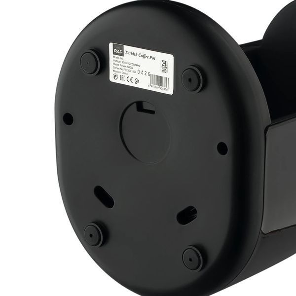 Кофеварка электрическая RAF R.117 для турки 0.3L 600W ЧерноЗолотая 3_03981 фото
