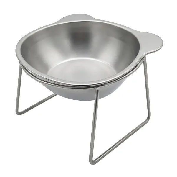 Миска для животных FAD-015 нержавейка с наклоном Silver 3_08477 фото