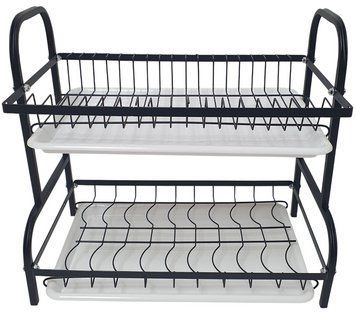Сушилка двуслойная кухонная настольная 42.5&times;24.5&times;39.5 см Black 3_08678 фото