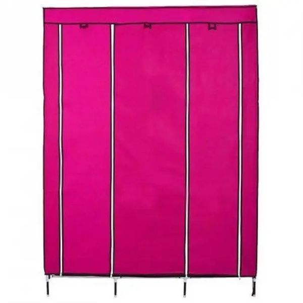 Шафа для зберігання Storage Wardrobe складна 175х130х45 см рожевий 3_07269 фото