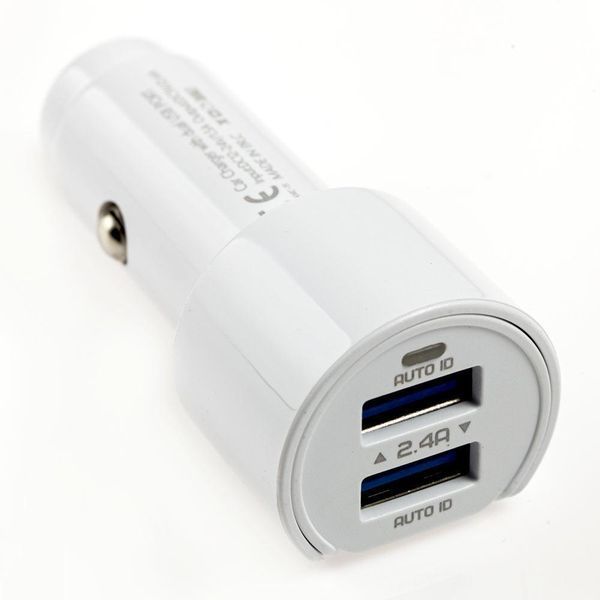 Зарядний пристрій для автомобіля Moxom KC-15 2xUSB для Lightning Колір White 7_01708 фото