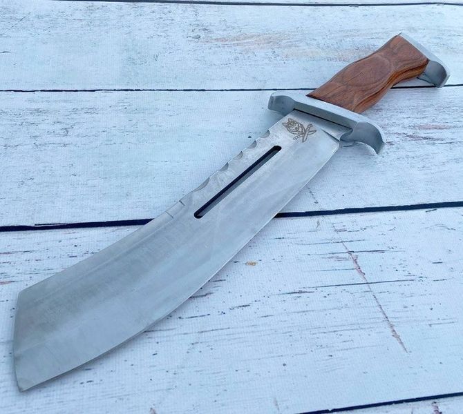 Ніж для полювання В12 тактичний з чохлом довжина 39.6 см Коричневий 2_011715 фото