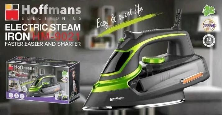 Парова праска Hoffmans HM-9021 потужністю 3000W з керамічною підошвою 3_07363 фото