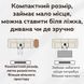 Столик приставний C-подібний для дивана та ліжка Black 3_08193 фото 3