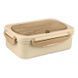 Ланч-бокс з приладами HYR-2502 800ml для їжі на винос Beige 3_06562 фото 3