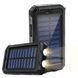 Зовнішній аккумулятор Power Bank R-20 із сонячною батареєю та ліхтариком 20000 mAh чорний 3_05214 фото 3