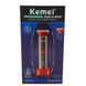 Компактная машинка для стрижки волос Kemei KM-5016 с аккумулятором 5 Вт Red-Gray 3_01391 фото 6