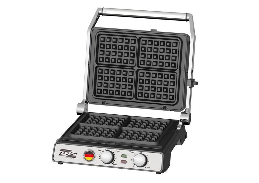 Електричний мультимейкер Zepline ZP-809 2в1 з потужністю 3500W Silver 3_06026 фото