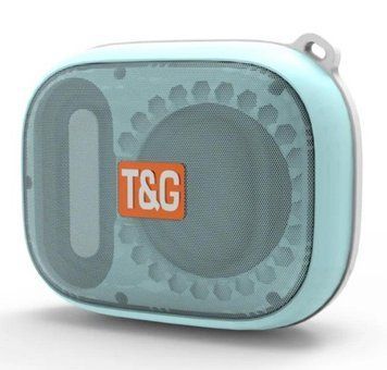 Водонепроницаемая колонка T&G TG394 IPX7 MicroSD+FM 500 мАч 4 Вт синяя 7_01303 фото