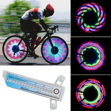 Светодиодная подсветка для спиц LC-D016 с 32 LED и 32 узорами для велосипедов 3_04676 фото