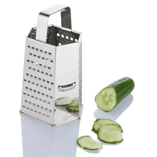 Терка для овощей Livarno Home шестигранная удобная для кухни Silver 3_07294 фото