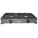 Настольная газовая плита Domotec MS-6602 2 конфорки черная 3_01820 фото 3