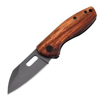 Складной нож Woody DA101 с клипсой классический стиль 14.5 см Коричневый 7_00229 фото