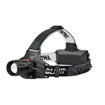 Акумуляторний налобний ліхтар Police PL-178 TG LED із зарядкою Type-C Black 7_01803 фото