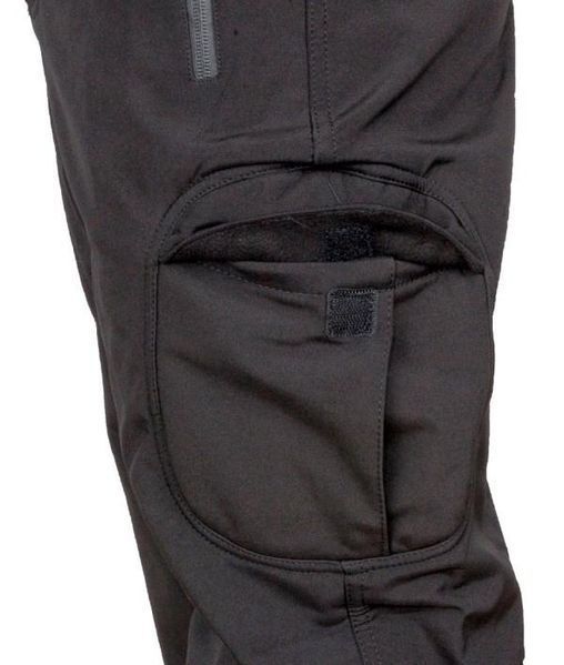 Тактические штаны Eagle PA-01 Soft Shell утепленные черные XXXL 3_02216 фото
