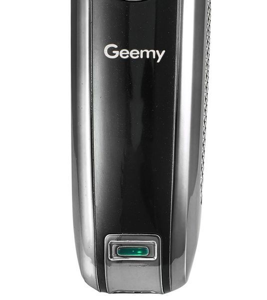 Машинка для стрижки волосся Geemy GM-6050 акумуляторна 3W сріблясто-чорна 3_02153 фото