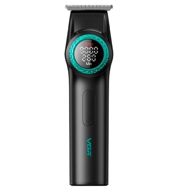 Аккумуляторный триммер VGR V-977 для бороды и волос с LED дисплеем 2500mAh Black 7_02517 фото