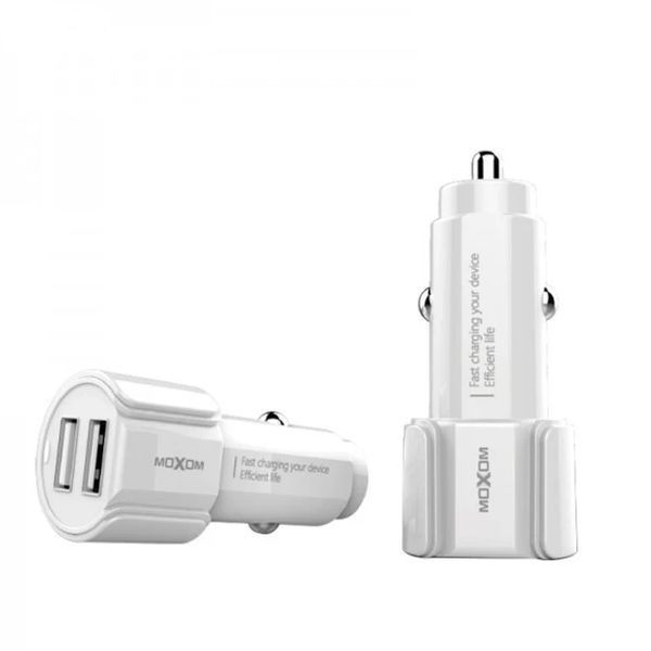 Зарядний пристрій для автомобіля Moxom KC-15 2xUSB microUSB для швидкої 7_01710 фото