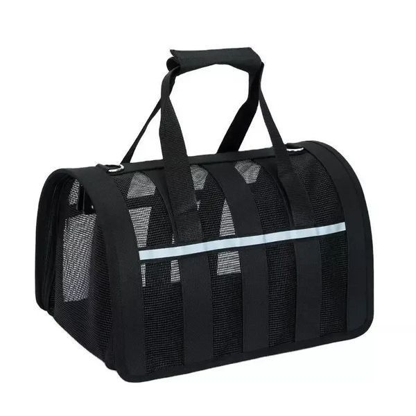 Сумка для животных CosmoPet CP-46S удобная с сетчатыми вставками 34x24x21 см 3_07193 фото