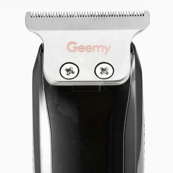 Машинка для стрижки волосся Geemy GM-6050 акумуляторна 3W сріблясто-чорна 3_02153 фото
