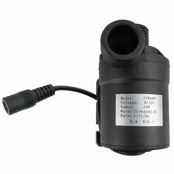 Погружной насос ZYW680 бесшумный 800 л/ч 19W Black 3_08711 фото