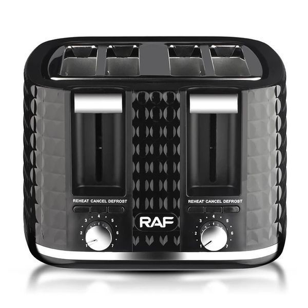 Тостер RAF R.503 для хліба на 4 скибочки потужністю 1500W Колір Black 3_06330 фото