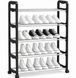 Полиця для взуття YH8814 з колесами 4 рівні 42x60x19 см Black 3_08455 фото 1