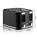Тостер RAF R.503 для хліба на 4 скибочки потужністю 1500W Колір Black 3_06330 фото 8