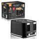 Тостер RAF R.503 для хліба на 4 скибочки потужністю 1500W Колір Black 3_06330 фото 9