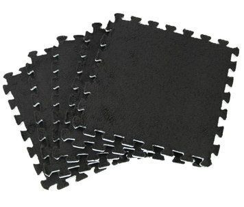 Коврик для игр и пазлов PZ-101 Ворс 20 элементов 30x30 см Черный 3_07140 фото