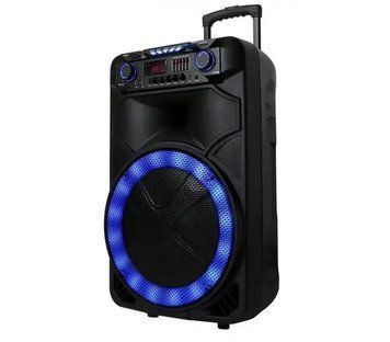 Колонка Goldteller GT-6023 для караоке 80 Вт 7000 мАч с чемоданом Black 3_00443 фото