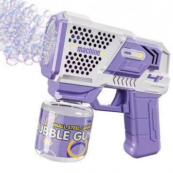 Іграшковий пістолет мильних бульбашок Bubble Gun 162 для веселих ігор Фіолетовий 3_06489 фото