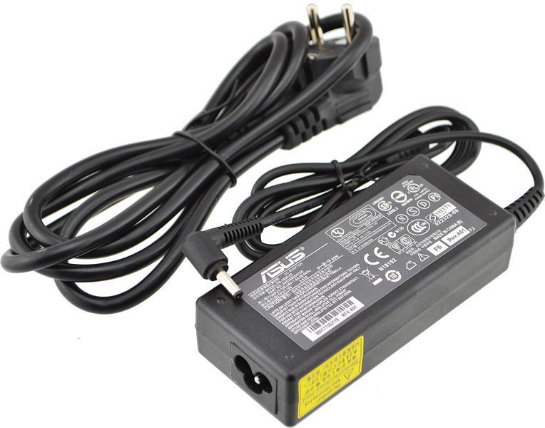 Блок питания для ноутбука Asus 19V 3.42A 65W 4.0x1.35 мм с кабелем питания 3_00072 фото