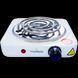 Настільна електроплита Crownberg CB-3740 1000W для дому та дачі White 7_02923 фото 1