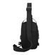 Нагрудна сумка RIAS Fashion з USB портом та захистом Black-Brown 3_07457 фото 4