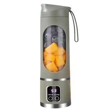 Портативный блендер HS-860 для смузи и коктейлей 450ml серый 3_05699 фото