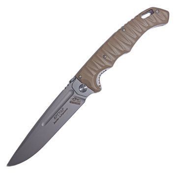 Складаний ніж Нокс Кугуар для туризму 26см Brown 7_02178 фото