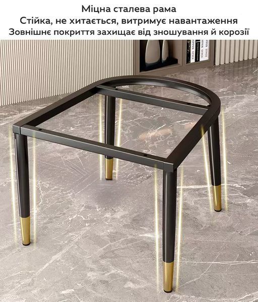 Кухонний стілець RIAS з м'яким сидінням та ергономічною спинкою 86x47x43 см 3_07732 фото