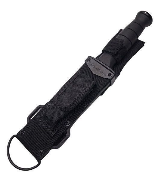 Ніж мисливський Smith&Wesson 2013 з точилкою та чохлом 26 см Чорний 7_00032 фото