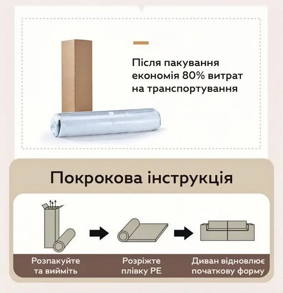 Модульный диван HS-272 с эластичной пеной для удобства 276x103x63 см Оранжевый 3_07316 фото