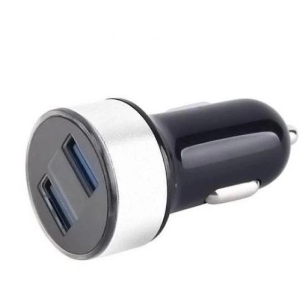 Зарядний пристрій HZ HC6 2xUSB 2.4A з вольтметром для авто Black 7_01712 фото