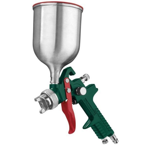 Пульверизатор пневматичний Parkside PDFP 500 C3 HVLP 1.4 мм 500 мл Silver-Green 3_08287 фото