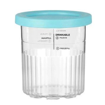 Контейнер для мороженого Ninja Creami Deluxe с крышкой LightBlue 3_08388 фото